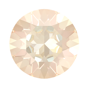 1088 Swarovski Pointed Back Chaton Round Stones, Crystal Ivory Cream DeLite (001 L106D)