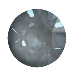 1088 Swarovski Pointed Back Chaton Round Stones, Crystal Dark Grey Ignite (001 L111I)