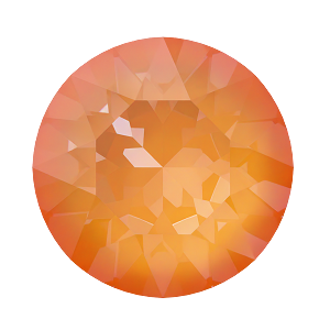 1088 Swarovski Pointed Back Chaton Round Stones, Crystal Mango Ignite (001 L152I)