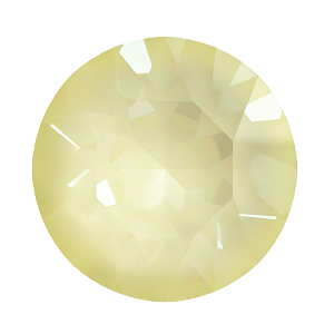 1088 Swarovski Pointed Back Chaton Round Stones, Crystal Soft Yellow Ignite (001 L169I)