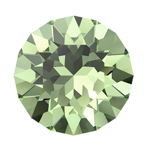 1028 & 1088 Swarovski Pointed Back Chaton Round Stones, ReCreated Peridot (1408)