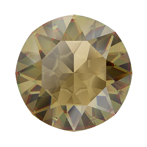 1088 Swarovski Pointed Back Chaton Round Stones, Light Colorado Topaz Ignite (246 IGNIT)