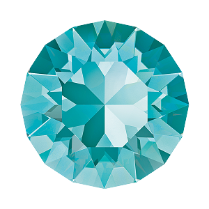 1028 & 1088 Swarovski Pointed Back Chaton Round Stones, Light Turquoise (263)