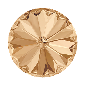 1122 Swarovski Rivoli Chaton & Round Stones, Crystal Golden Shadow (001 GSHA)