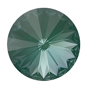 1122 Swarovski Rivoli Chaton & Round Stones, Crystal Pine Green Ignite (001 L170I)