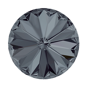 1122 Swarovski Rivoli Chaton & Round Stones, Crystal Silver Night (001 SINI)