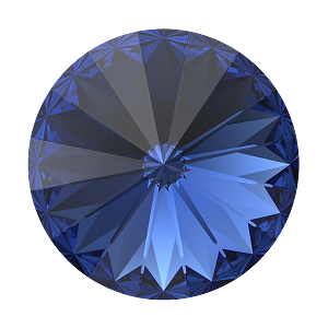 1122 Swarovski Rivoli Chaton & Round Stones, ReCreated Dark Sapphire (1404)
