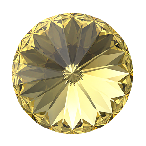 1122 Swarovski Rivoli Chaton & Round Stones, ReCreated Dark Jonquil (1407)