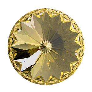 1122 Swarovski Rivoli Chaton & Round Stones, Light Topaz (226)