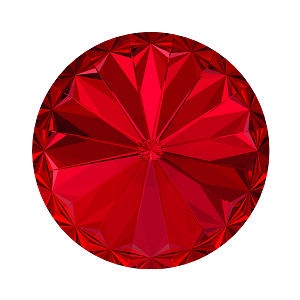 1122 Swarovski Rivoli Chaton & Round Stones, Scarlet (276)