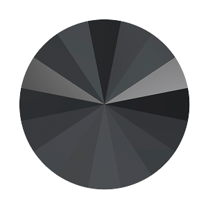 1122 Swarovski Rivoli Chaton & Round Stones, Jet (280)