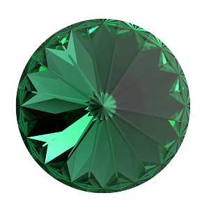 1122 Swarovski Rivoli Chaton & Round Stones, Majestic Green (336)