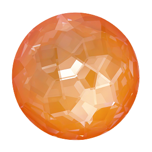 1383 Swarovski Fantasy Round Stones, Crystal Mango Ignite (001 L152I)