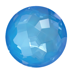 1383 Swarovski Fantasy Round Stones, Crystal Electric Blue Ignite (001 L134I)