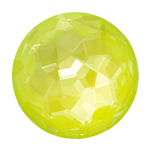1383 Swarovski Fantasy Round Stones, Crystal Electric Yellow Ignite (001 L138I)