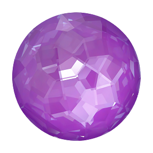 1383 Swarovski Fantasy Round Stones, Crystal Electric Violet Ignite (001 L148I)