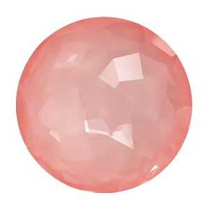 1383 Swarovski Fantasy Round Stones, Crystal Flamingo Ignite (001 L162I)