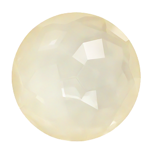 1383 Swarovski Fantasy Round Stones, Crystal Linen Ignite (001 L164I)