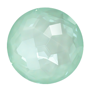 1383 Swarovski Fantasy Round Stones, Crystal Soft Mint Ignite (001 L168I)