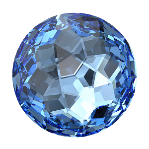 1383 Swarovski Fantasy Round Stones, ReCreated Ice Blue (1405)