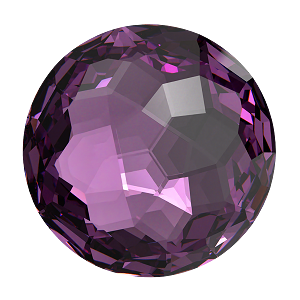 1383 Swarovski Fantasy Round Stones, Amethyst (204)