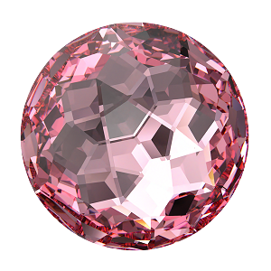 1383 Swarovski Fantasy Round Stones, Light Rose (223)