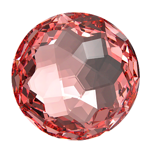 1383 Swarovski Fantasy Round Stones, Rose Peach (262)