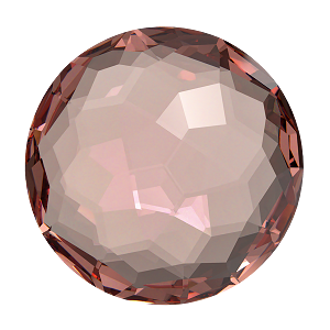 1383 Swarovski Fantasy Round Stones, Rose Peach Ignite (262 IGNIT)