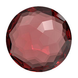 1383 Swarovski Fantasy Round Stones, Scarlet Ignite (276 IGNIT)