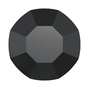 2000 Swarovski Flatback No Hotfix, Jet Unfoiled (280)