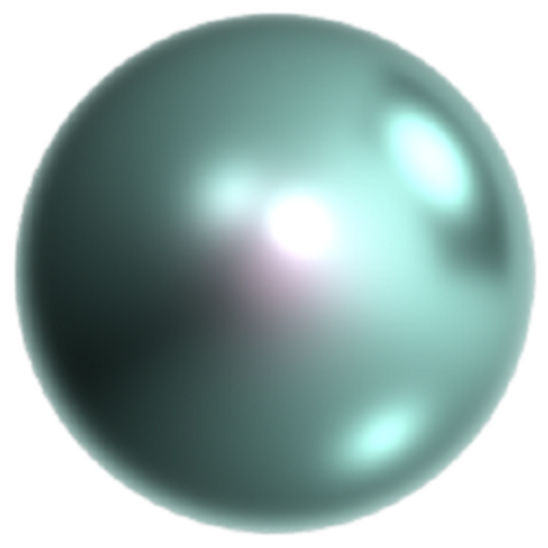 5810 Round Pearls, Crystal Iridescent Light Turquoise Pearl (001 2028)