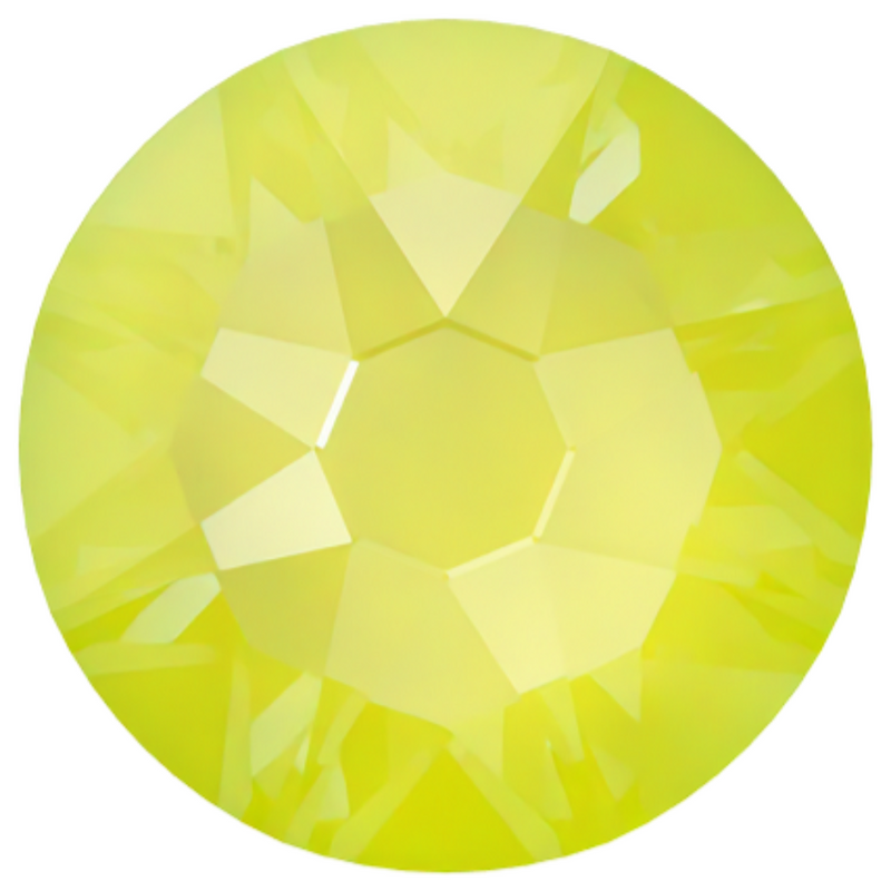 2058 & 2088 Swarovski Flatback No Hotfix, Crystal Electric Yellow Ignite (001 L138I)