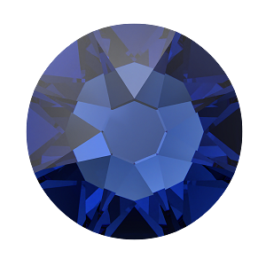2000, 2058 & 2088 Swarovski Flatback No Hotfix, ReCreated Dark Sapphire (1404)