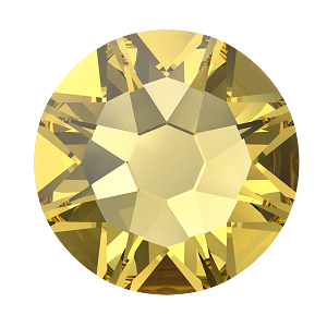 2058 & 2088 Swarovski Flatback No Hotfix, ReCreated Dark Jonquil (1407)