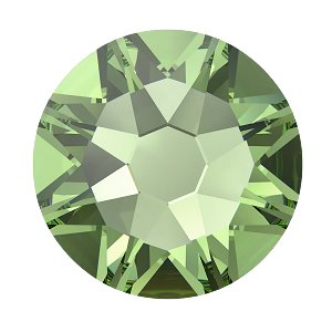 2000, 2058 & 2088 Swarovski Flatback No Hotfix, ReCreated Peridot (1408)