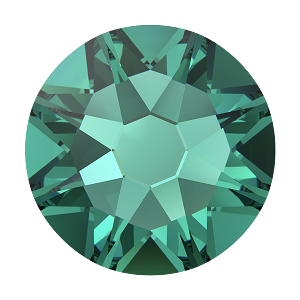 2058 & 2088 Swarovski Flatback No Hotfix, ReCreated Caribbean Green (1409)