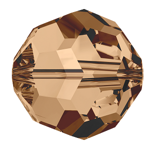 5000 Swarovski Round Beads, ReCreated Light Smoked Topaz (1402)