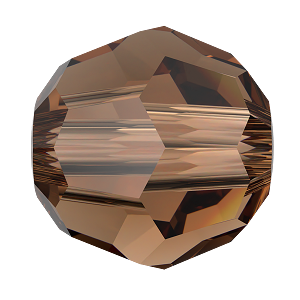 5000 Swarovski Round Beads, ReCreated Smoked Topaz (1403)