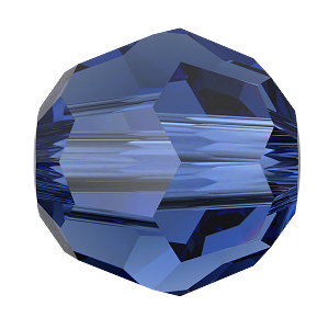 5000 Swarovski Round Beads, ReCreated Dark Sapphire (1404)