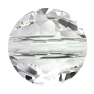 5034 Swarovski Fantasy Round Beads, Crystal (001)