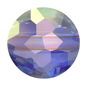 5034 Swarovski Fantasy Round Beads, Crystal AB (001 AB)