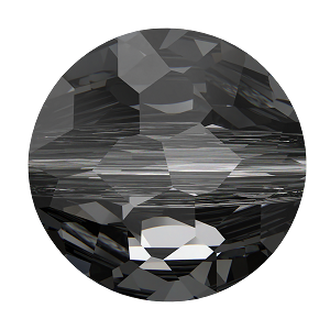 5034 Swarovski Fantasy Round Beads, Crystal Silver Night (001 SINI)
