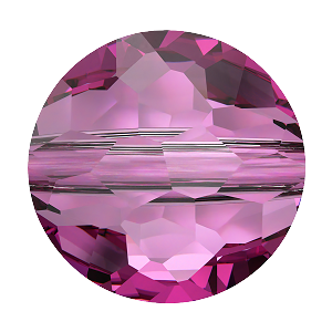 5034 Swarovski Fantasy Round Beads, Dark Rose (1201)