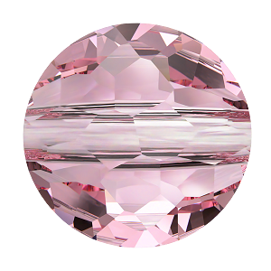 5034 Swarovski Fantasy Round Beads, Light Rose (223)