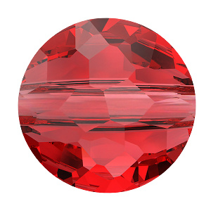 5034 Swarovski Fantasy Round Beads, Light Siam (227)