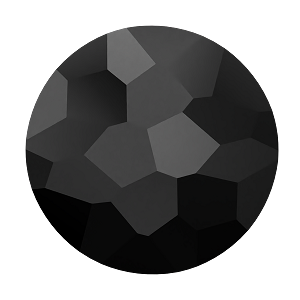 5034 Swarovski Fantasy Round Beads, Jet (280)