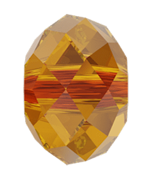 5040 Swarovski Briolette Beads, Topaz (203)