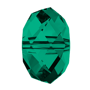 5040 Swarovski Briolette Beads, Emerald (205)