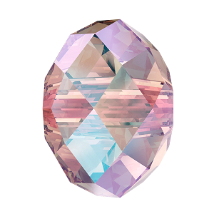 5040 Swarovski Briolette Beads, Light Rose Shimmer 2x (223 SHIM2)