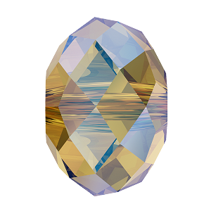 5040 Swarovski Briolette Beads, Light Topaz Shimmer 2x (226 SHIM2)